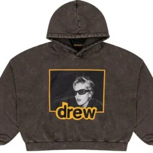 Open media 1 in gallery view Open media 2 in gallery view Open media 3 in gallery view Open media 4 in gallery view true drew boxy hoodie vintage black