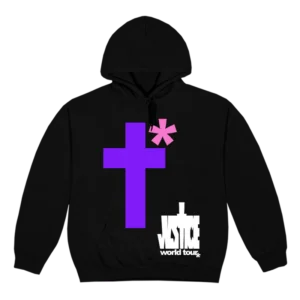 Justin Bieber Black Justice Cross Hoodie