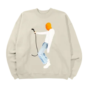Justin Bieber Light Gray Sweatshirt