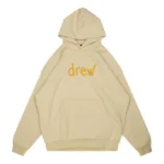Drew House Scribble Oversized Tan Hoodie