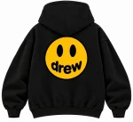 Drew House Mascot Zip Hoodie Black